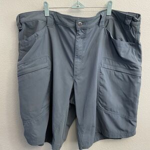 Mountain Hardware Cargo Shorts Mens 48 Blue Hiking Nylon Fishing Camping Outdoor